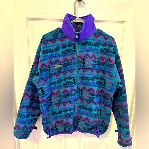 Columbia Jackets & Blazers - Vintage Columbia 90s fleece pullover